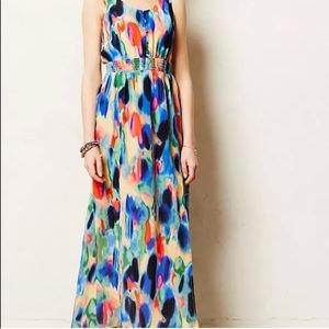 Anthropologie Maeve colorful maxi dress